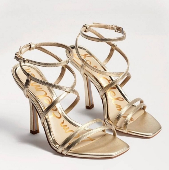 Sam Edelman Shoes - Sam Edelman LeeAnne Gold Metallic Heels